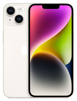 iPhone 14 ESim  Starlight 128gb б/у