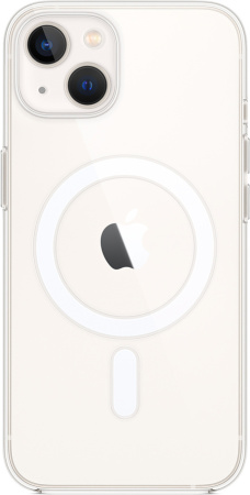 Чехол MagSafe прозрачный на iPhone 13