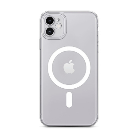 Чехол MagSafe прозрачный на iPhone 11